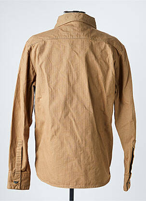 Veste casual fermeture boutonnée sur le devant beige IRON AND RESIN homme
