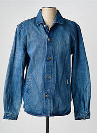 Veste casual fermeture boutonnée sur le devant bleu IRON AND RESIN homme