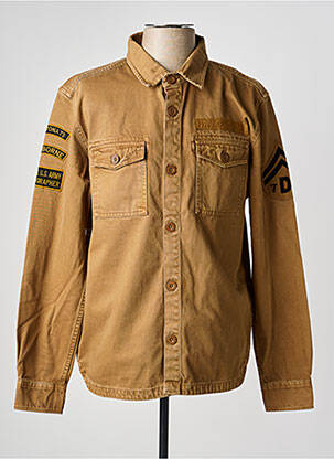 Veste casual fermeture boutonnée sur le devant marron DAYTONA homme