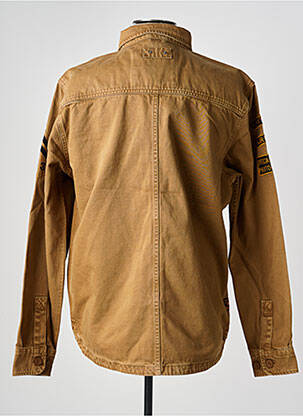 Veste casual fermeture boutonnée sur le devant marron DAYTONA homme