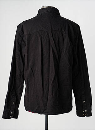 Veste casual poignets boutonnés avec fente noir IRON AND RESIN homme