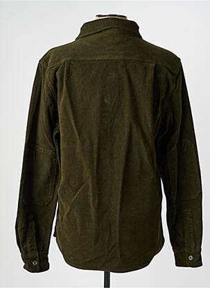 Veste casual fermeture boutonnée sur le devant vert IRON AND RESIN homme
