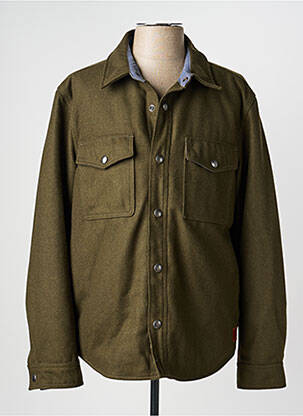 Veste casual coupe droite vert IRON AND RESIN homme