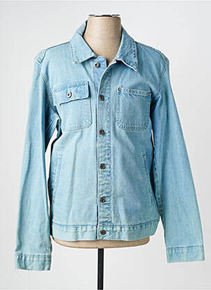 Veste casual fermeture boutonnée sur le devant bleu IRON AND RESIN homme