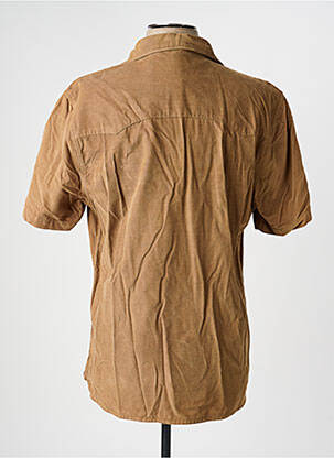 Chemise manches courtes poches marron IRON AND RESIN homme