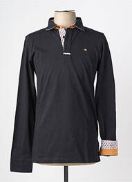 Polo manches longues manches longues noir CAMBERABERO homme