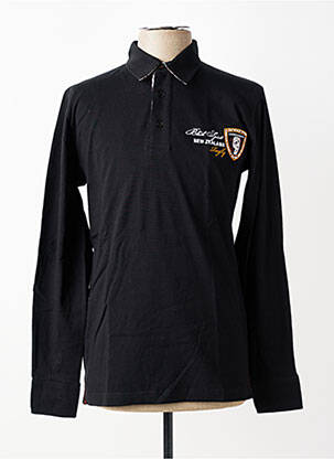 Polo manches longues manches longues noir CAMBERABERO homme