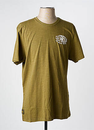 T-shirt stretch manches courtes vert DAYTONA homme