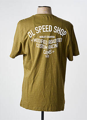 T-shirt stretch manches courtes vert DAYTONA homme