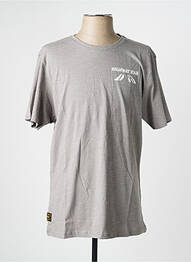 T-shirt stretch manches courtes gris DAYTONA homme