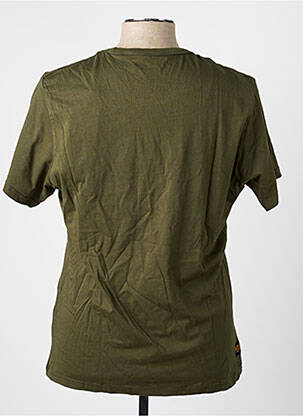 T-shirt coupe droite manches courtes vert DAYTONA homme