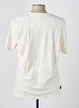 T-shirt coupe droite manches courtes beige DAYTONA homme