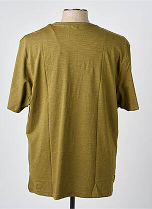 T-shirt coupe droite manches courtes vert DAYTONA homme