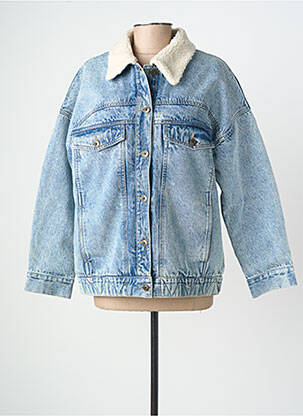 Veste casual poches bleu ROSE GARDEN femme