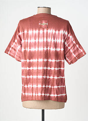 T-shirt coupe droite manches courtes rose ROSE GARDEN femme