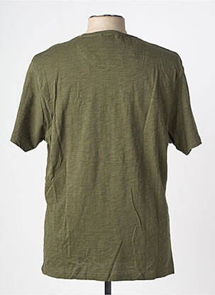 T-shirt coupe droite manches courtes vert DAYTONA homme