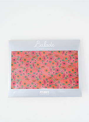 Foulard légère et transparente rouge PYLONES femme