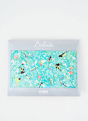 Foulard imprimé animal bleu PYLONES femme