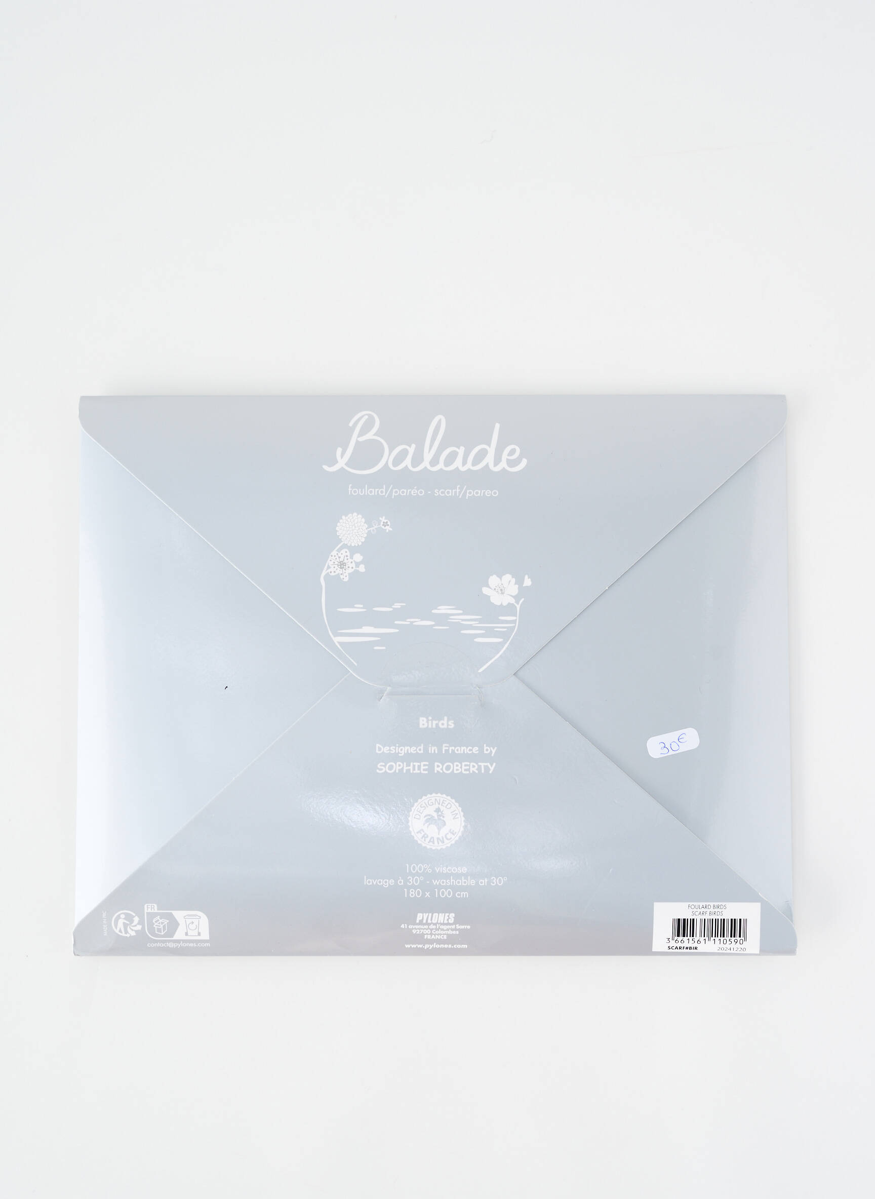 Foulard imprimé animal bleu PYLONES femme