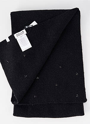 Echarpe stretch noir MOLLY BRACKEN femme