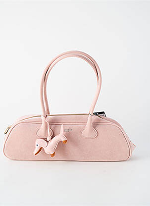 Sac doublure textile forme rectangulaire rose FLORA & CO femme