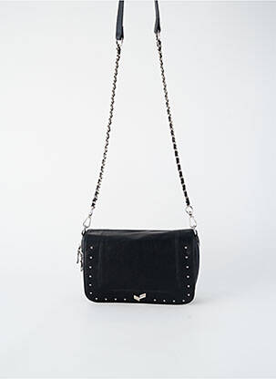 Sac multipoches forme rectangulaire noir KAPORAL femme