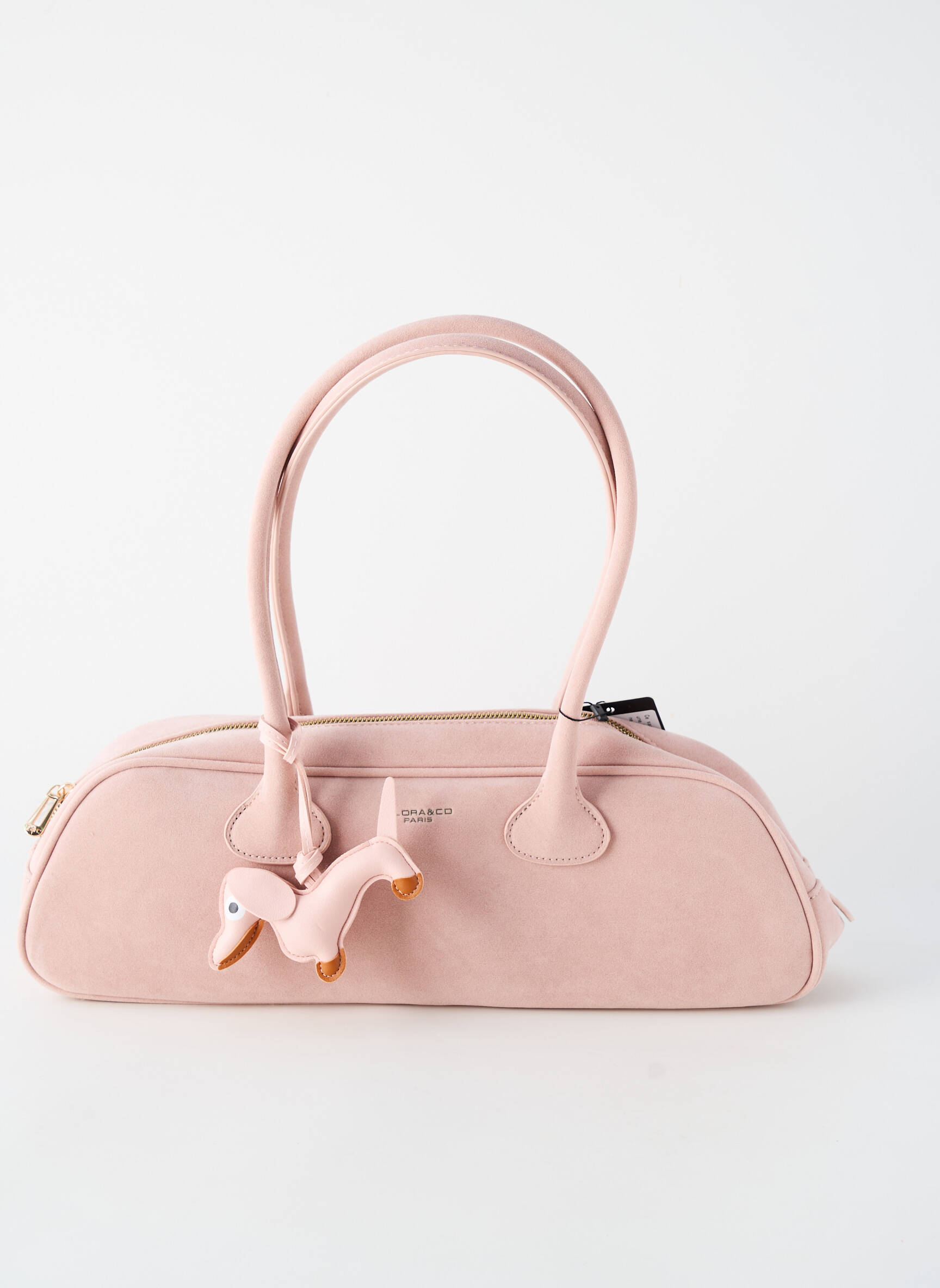 Sac doublure textile forme rectangulaire rose FLORA & CO femme