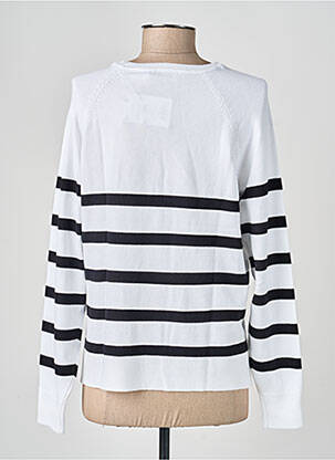 Pull col rond manches longues blanc TIFFOSI homme