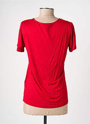 Top manches courtes manches courtes rouge MORGAN femme