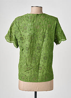 Top manches courtes manches courtes vert ANDY & LUCY femme