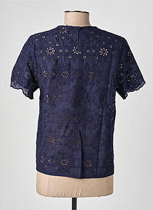 Top manches courtes manches courtes bleu ANDY & LUCY femme