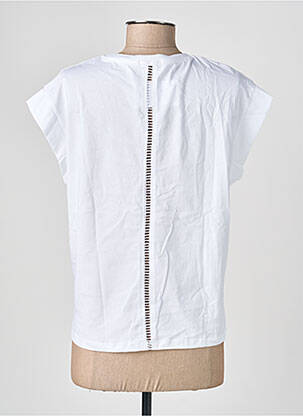 T-shirt coupe droite manches courtes blanc TIFFOSI femme
