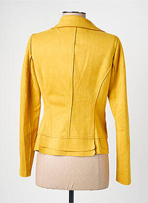 Blazer coupe cintrée jaune HF WOMAN COLLECTION femme