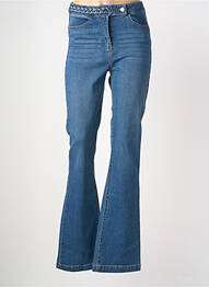 Jeans bootcut taille haute taille haute bleu MORGAN femme