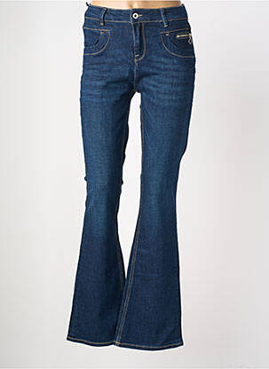 Jeans bootcut taille haute taille haute bleu KAPORAL femme