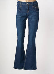 Jeans bootcut taille haute taille haute bleu KAPORAL femme