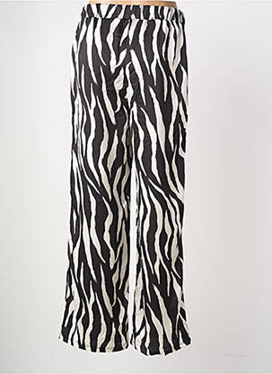 Pantalon large coupe fluide taille normale noir MORGAN femme