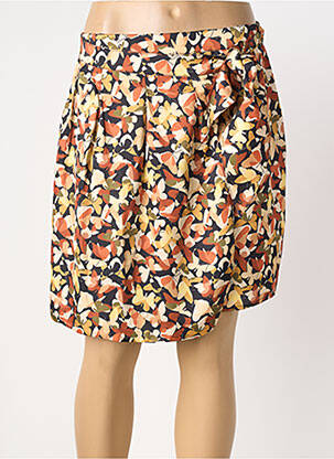 Jupe courte doublure jaune MOLLY BRACKEN femme