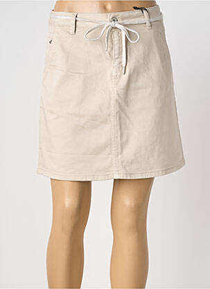 Jupe courte poches beige KAPORAL femme
