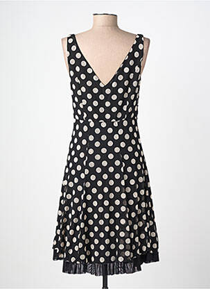 Robe mi-longue sans manche sans manche noir LULU.H femme