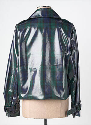 Veste casual finition intérieure doublée vert HIPPOCAMPE femme