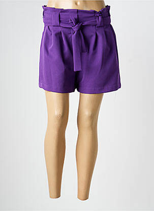 Short taille normale taille normale violet LAURA & LAURENT femme