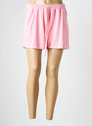 Short coupe droite rose BY COCO femme