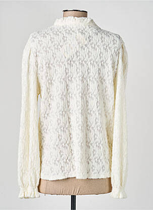 Gilet manches longues stretch blanc LOVIE & CO femme