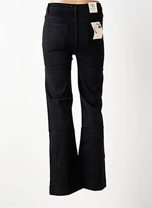 Jean coupe flare stretch taille normale noir MISS BON femme