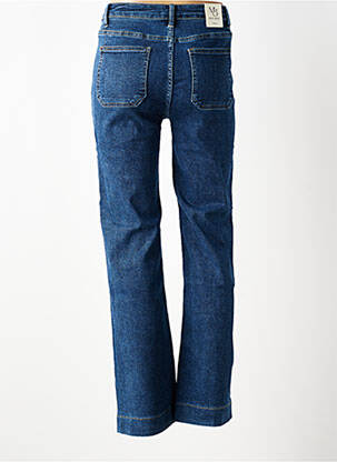 Jeans coupe droite stretch taille normale bleu MISS BON femme