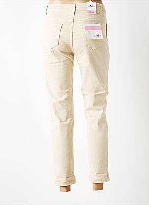 Pantalon 7/8 stretch taille normale beige MISS BON femme
