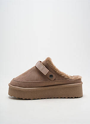 Mules/sabots talon de 4 à 6cm marron GO IN femme