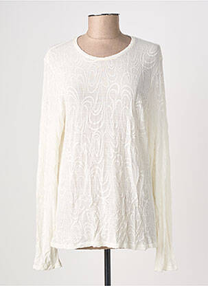 Top col rond manches longues blanc OUR LEGACY femme