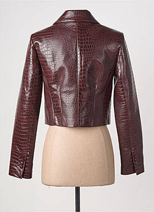 Veste casual coupe droite marron MANGO femme